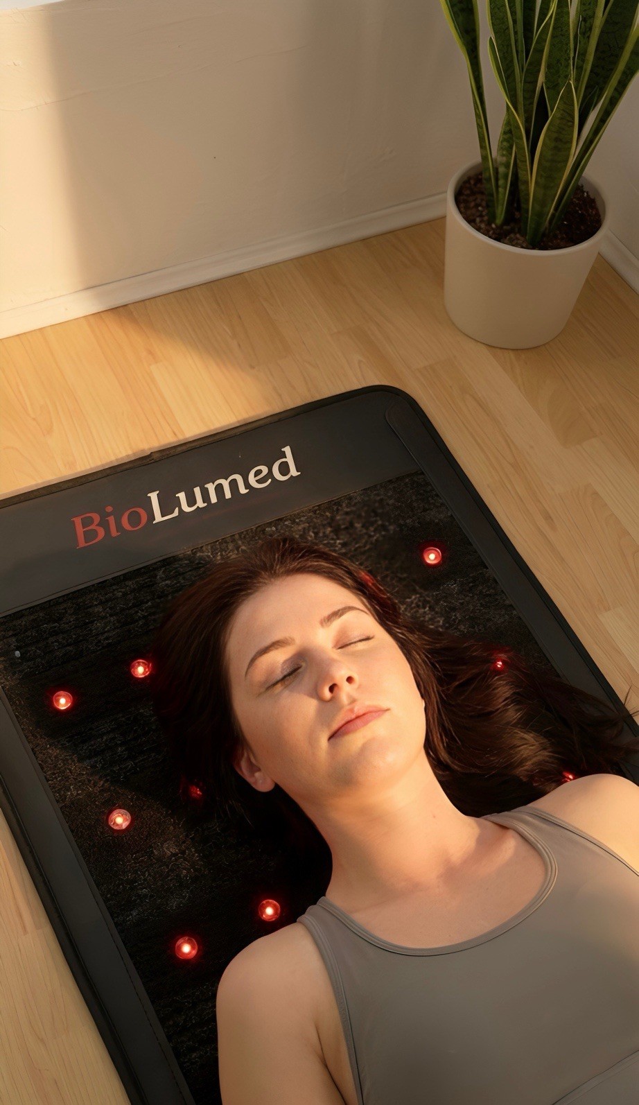 BioLumed PEMF + Red Light whole body mat with CASE – Infrared Heating 29″ x 73″