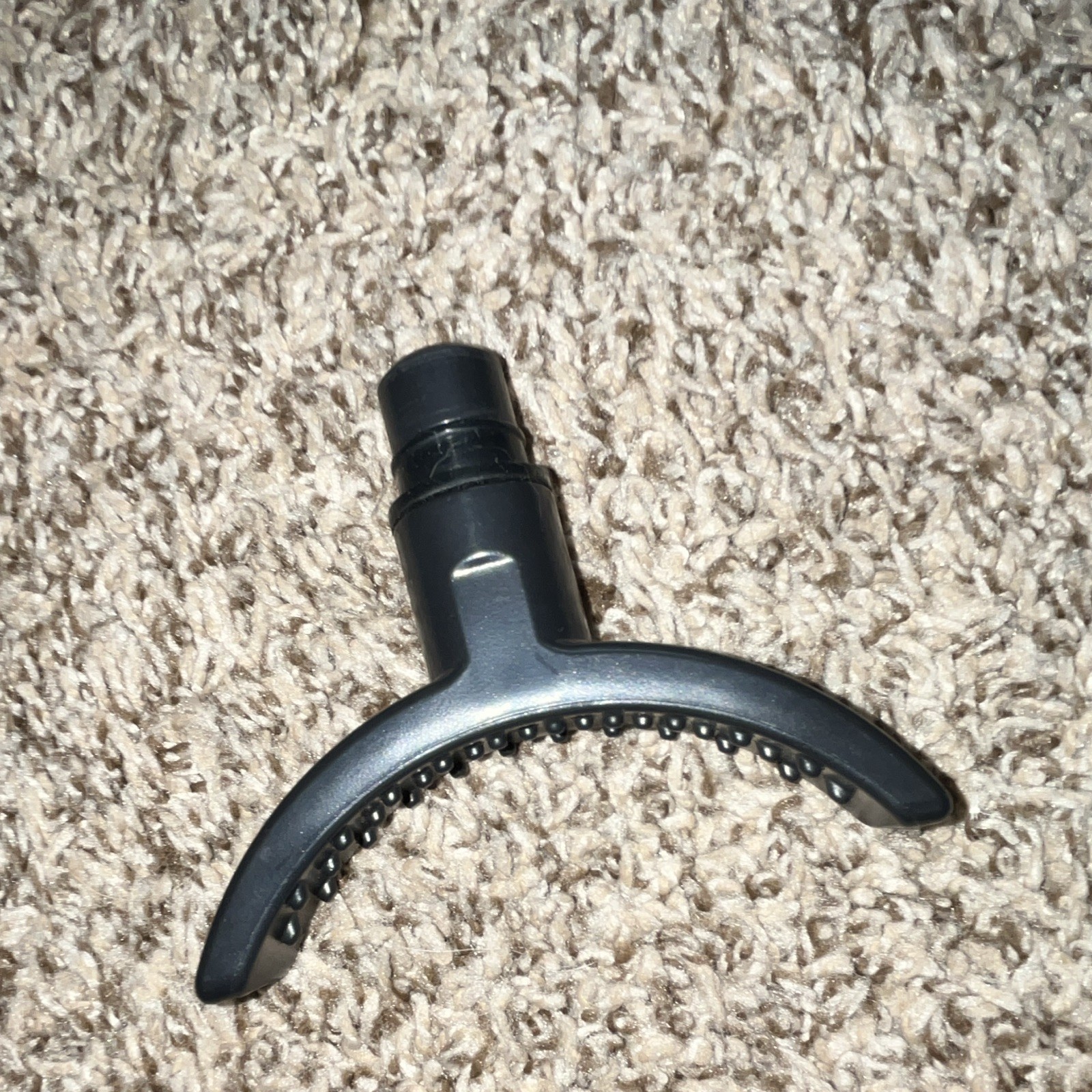 Massage Gun Attachment Heads Set of 9 Black Plastic, Portable Body Use