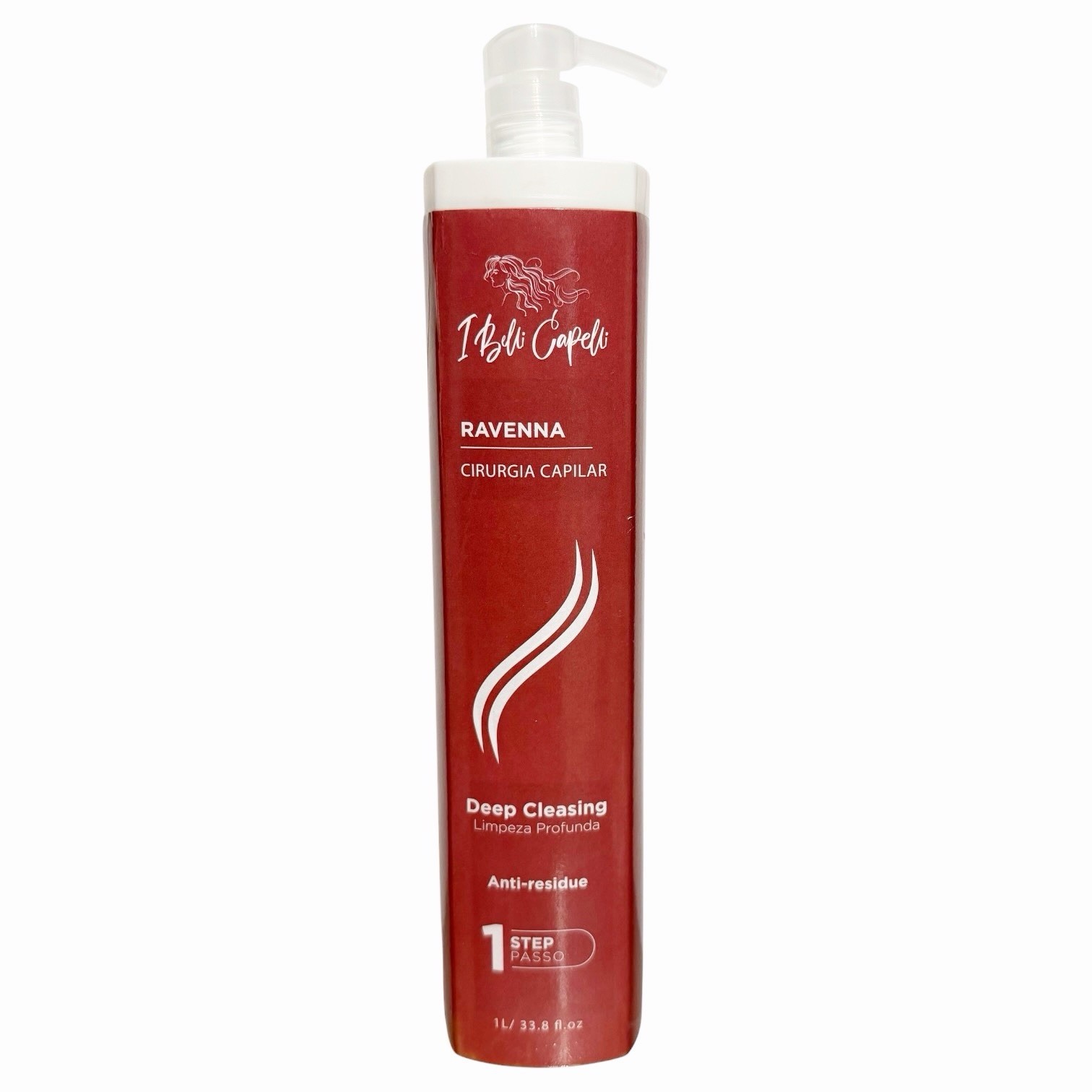 I BELLI CAPELLI Ravenna Deep Cleansing Keratin Shampoo 33.81 fl oz (1000mL) NEW