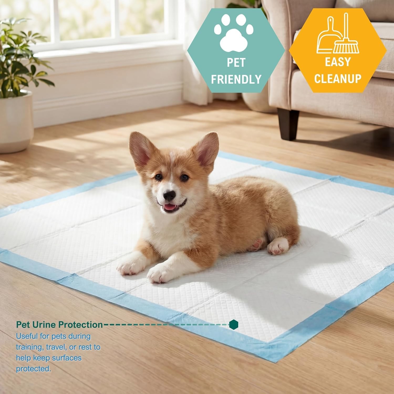 25 Pack Super Absorbent Disposable Underpads 23×36 in – Skin-Friendly Protection