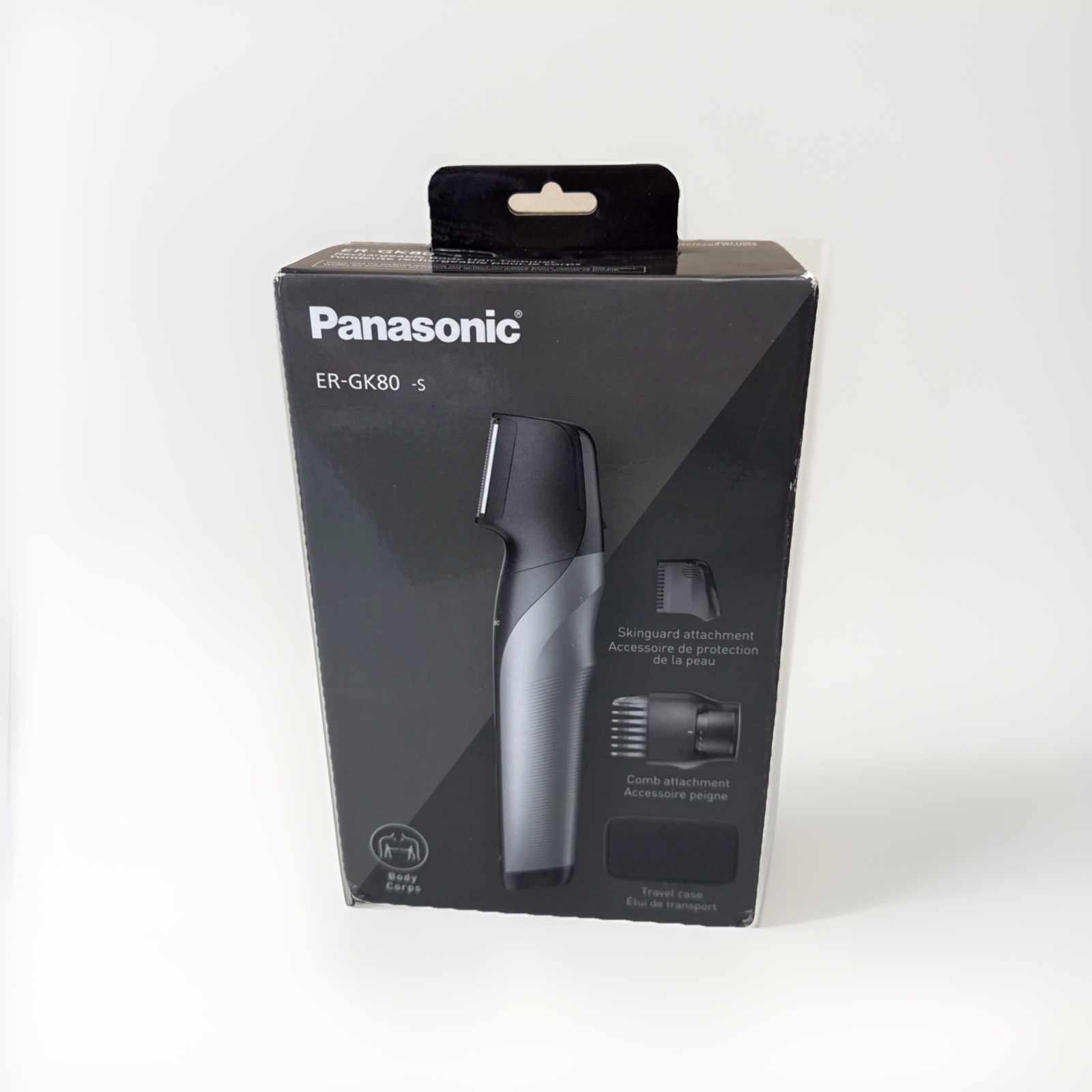 Panasonic ER-GK80-S Body Groomer Trimmer Wet Dry Cordless Travel Case Sealed