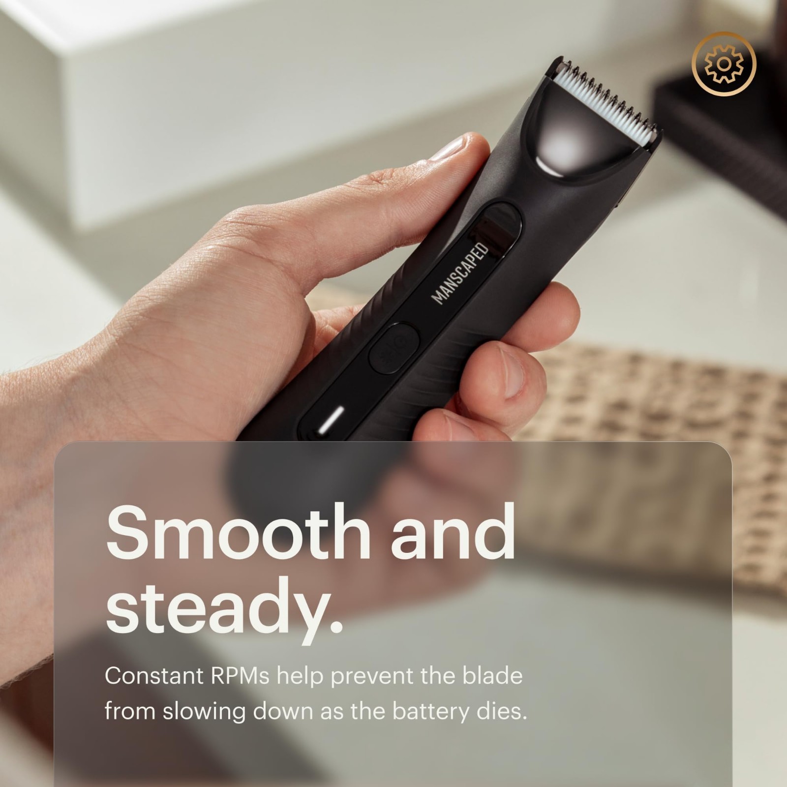 Waterproof Body Hair Trimmer – SkinSafe Blade, USB-C Rechargeable, Wet/Dry Groom