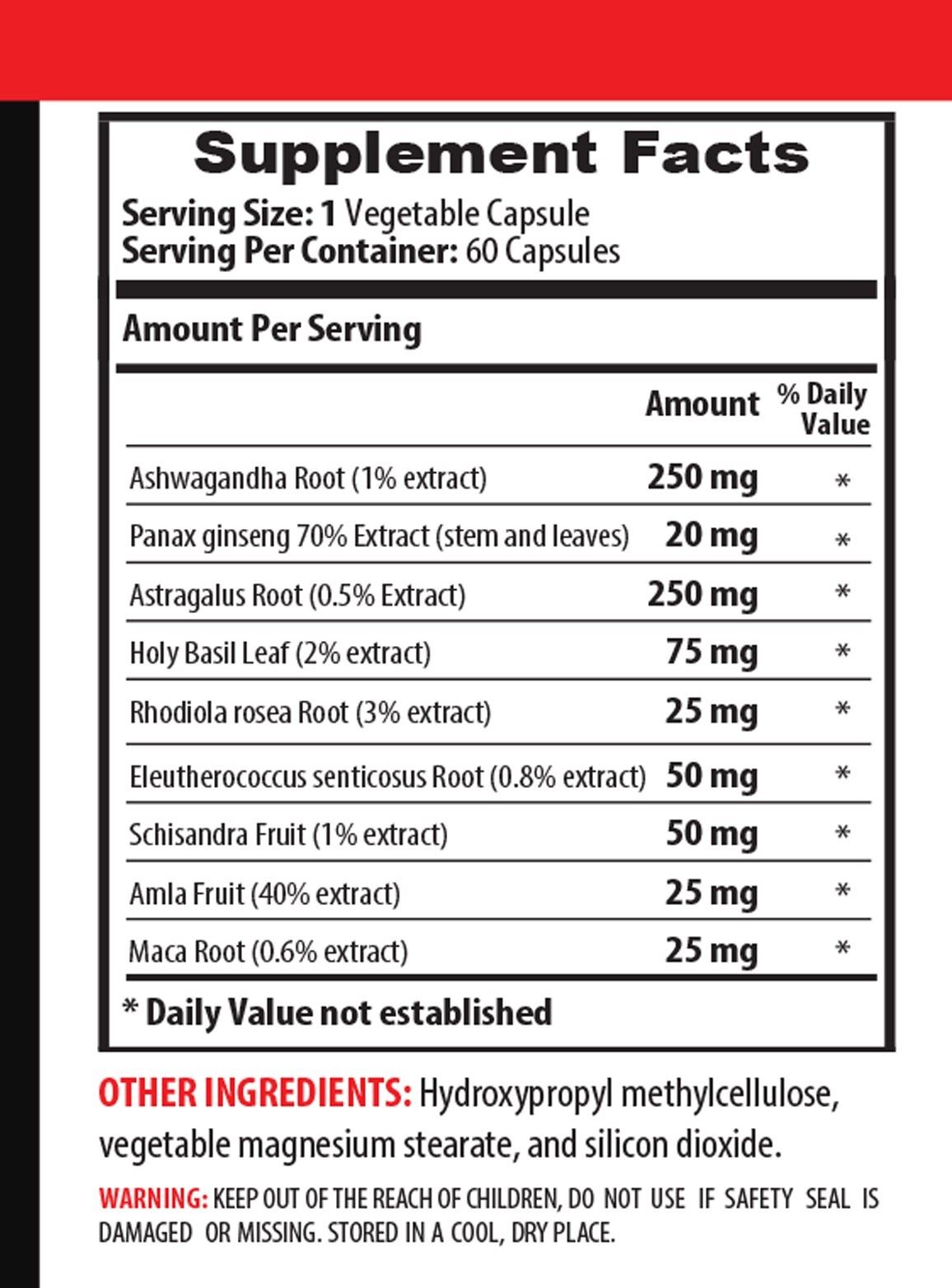 Herbal Supplement – ADAPTOGEN COMPLEX – Stress Resilience 2 Bottles