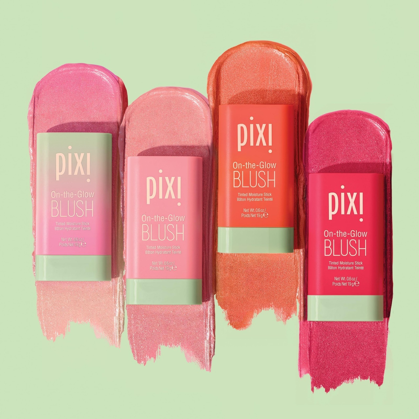 Hydrating Tinted Blush Stick for Cheeks & Lips – Juicy Color, Ginseng & Aloe, 19