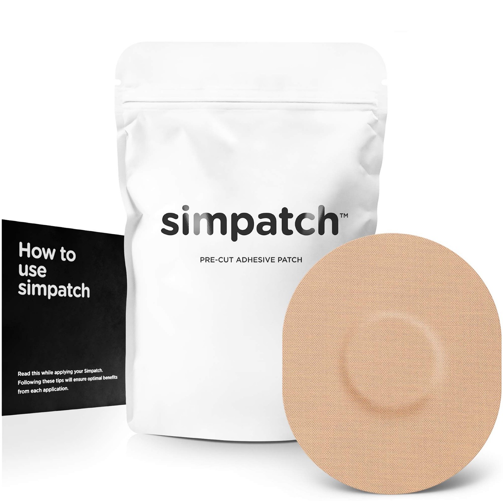 Waterproof Universal Adhesive Patches (25-Pack) – Skin-Friendly CGM Stickers, Be