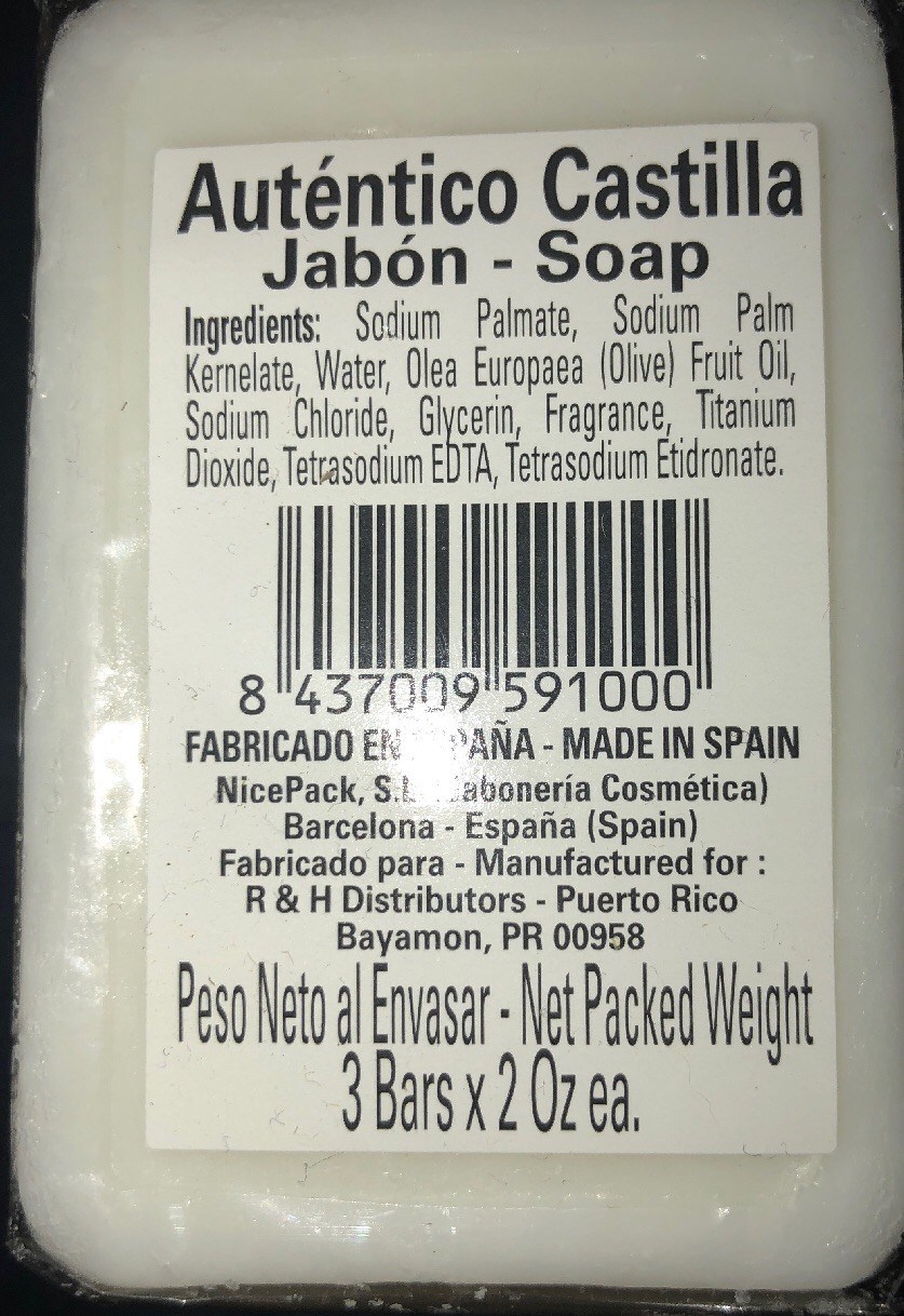 24 JABON CASTILLA MADE IN SPAIN EACH 2.0 OZ EIGHT 3 PACKS