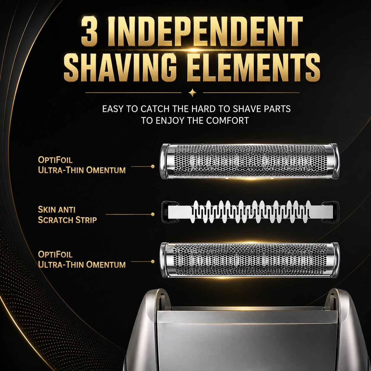 Replacement Foil Shaver Head For Braun Series 7 70S 790cc 760cc 750cc 735s 2Pack