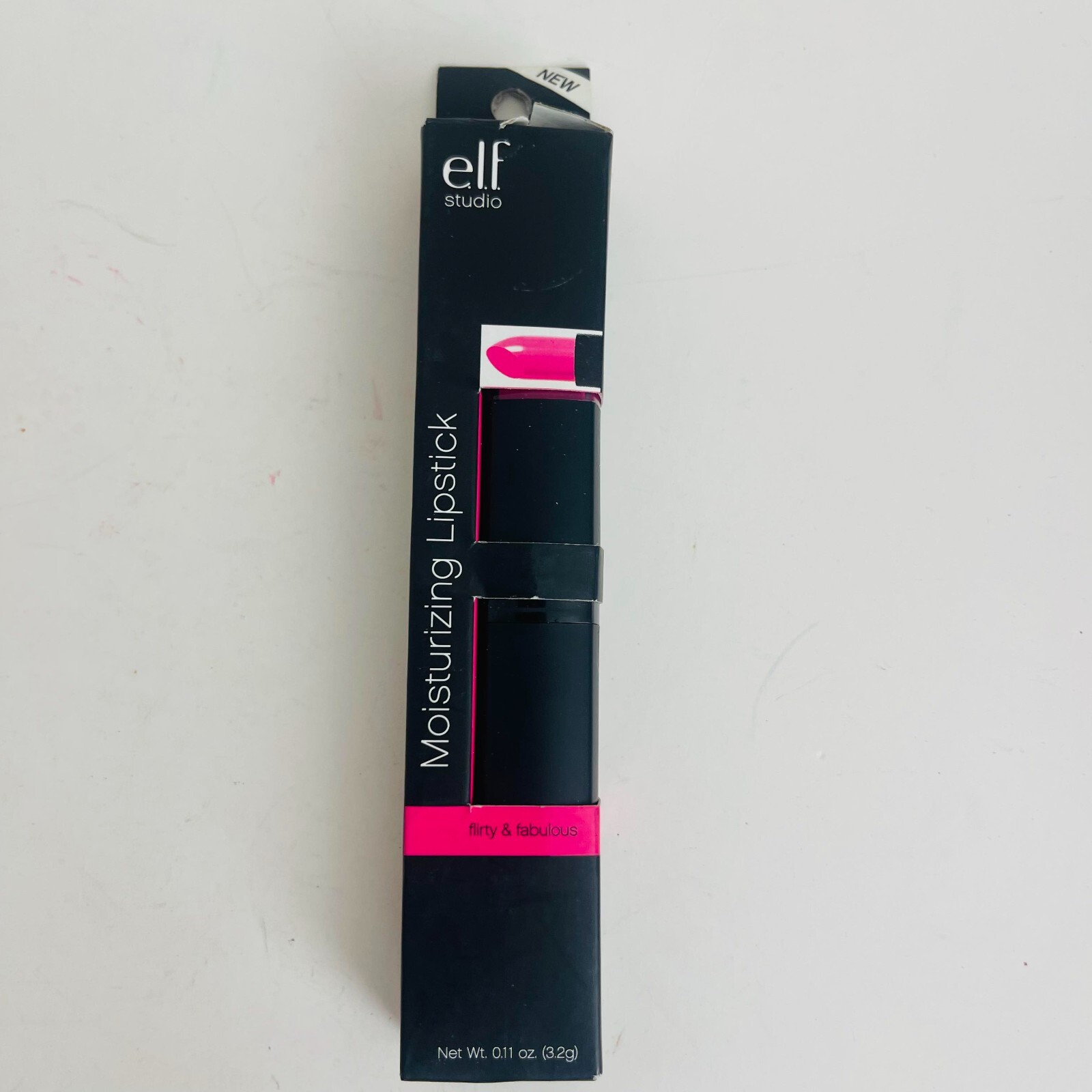 ELF Studio Pink Moisturizing Lipstick Flirty & Fabulous 3.2g/0.11 Oz.