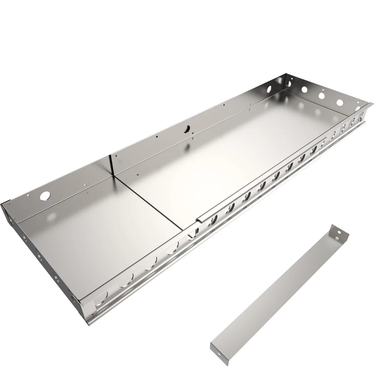 Jinyu-Sega Floating Shower Bench Adjustable 34.5-62in Aluminum 450lb Silver.