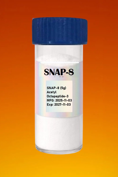 SNAP-8 (Acetyl Octapeptide-3) Powder – Cosmetic Grade – High Purity