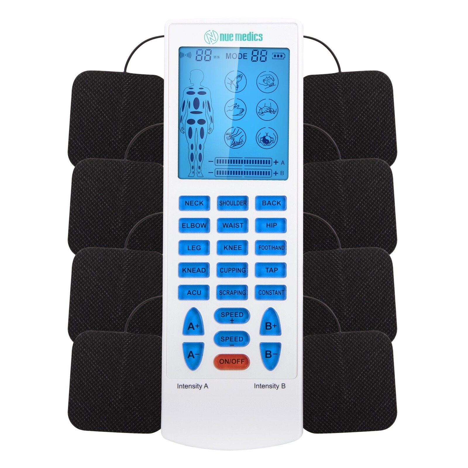 Tens Unit Muscle Stimulator Electro Pulse Massager Full Body (OPENED BOX)