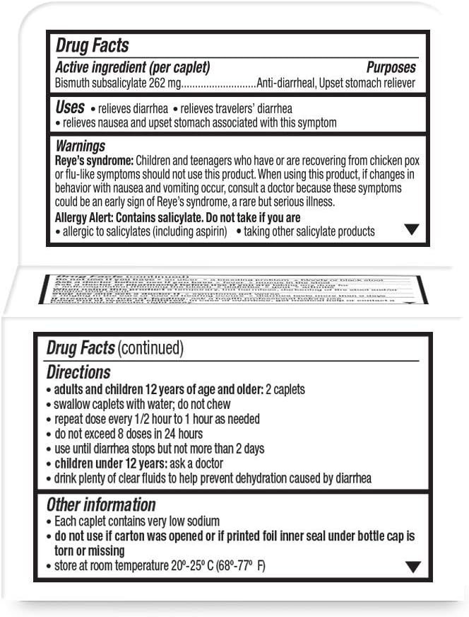 Multi-Symptom Stomach Relief Caplets – Fast-Acting, On-the-Go Comfort