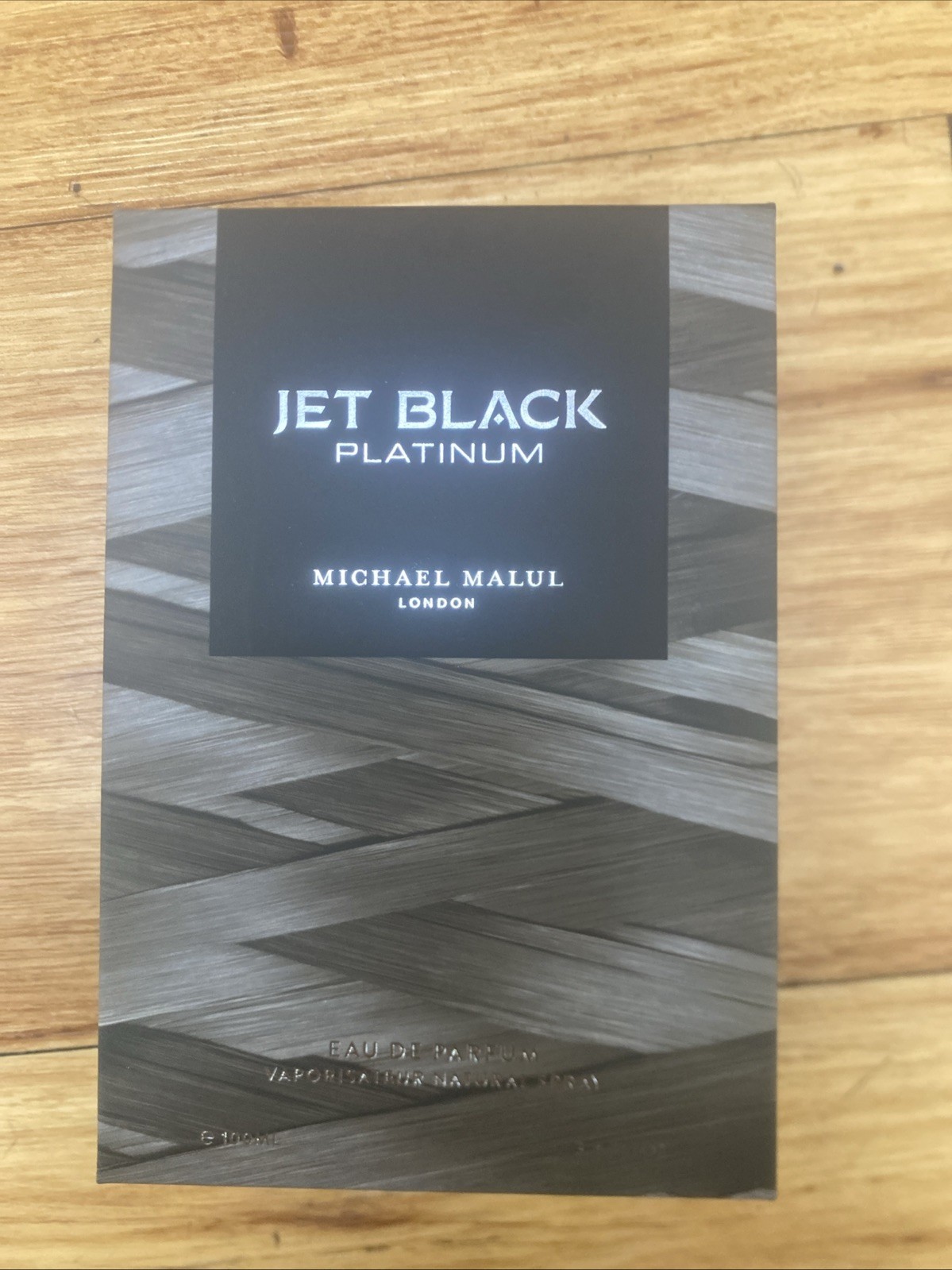 Jet Black Platinum Michael Malul Eau De Parfum Spray 3.4oz 100 ML NEW SEALED