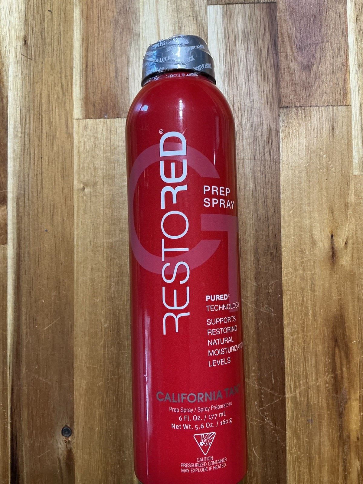 California Tan Restored Hydrating Prep Spray, Full Body, Red, 6 fl oz
