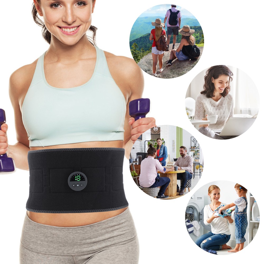 ABS Stimulator, Ab Machine, Abdominal Toning Belt EMS Muscle Toner Core Trainer