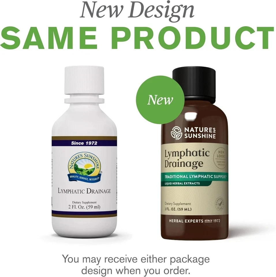 Lymphatic Drainage Herbal Supplement Nature’s Sunshine Detox Immune Wellness