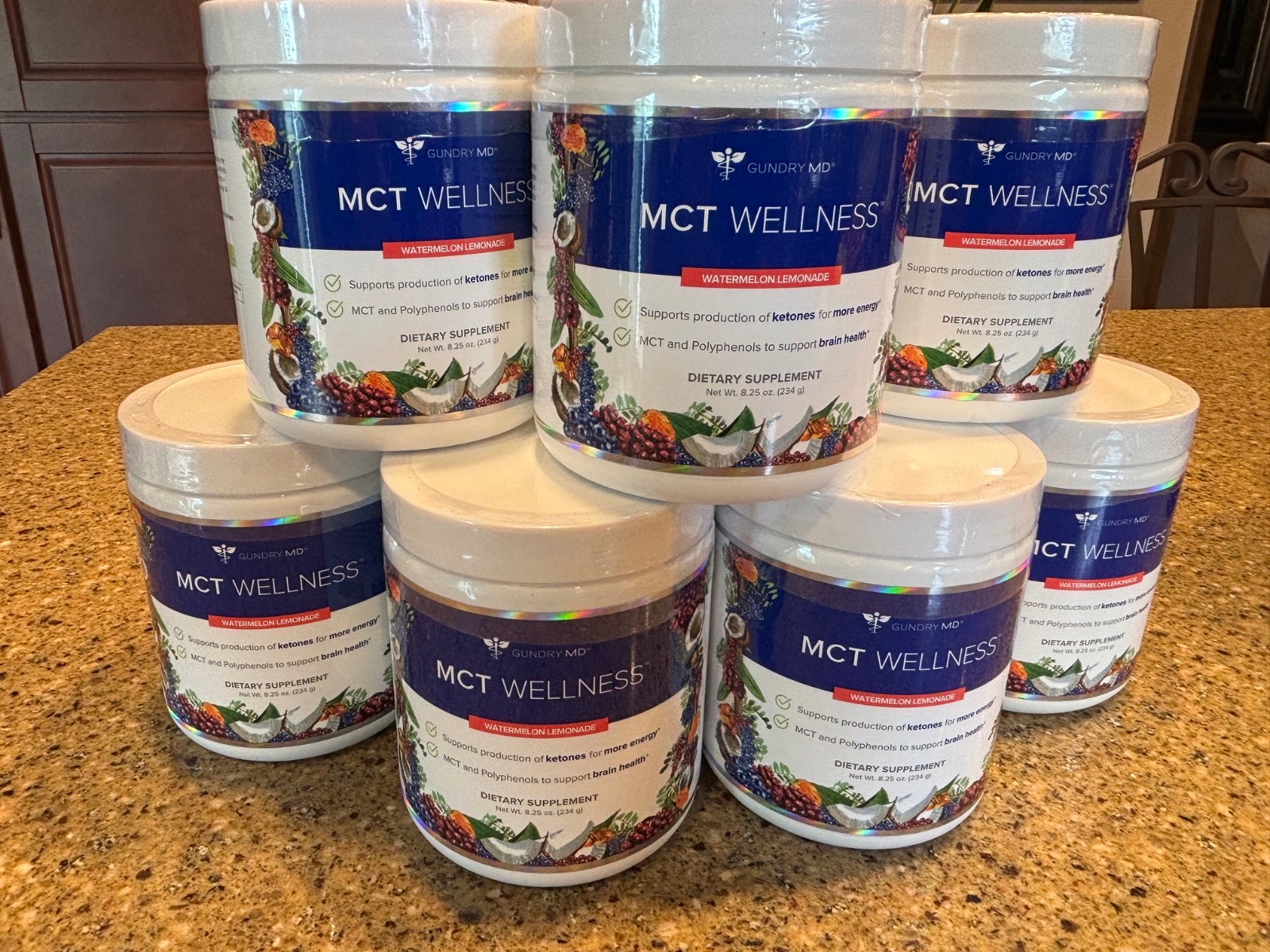 Lotof 7 Gundry MCT Wellness – Watermelon Lemonade 8.25 oz – Diet Supplement