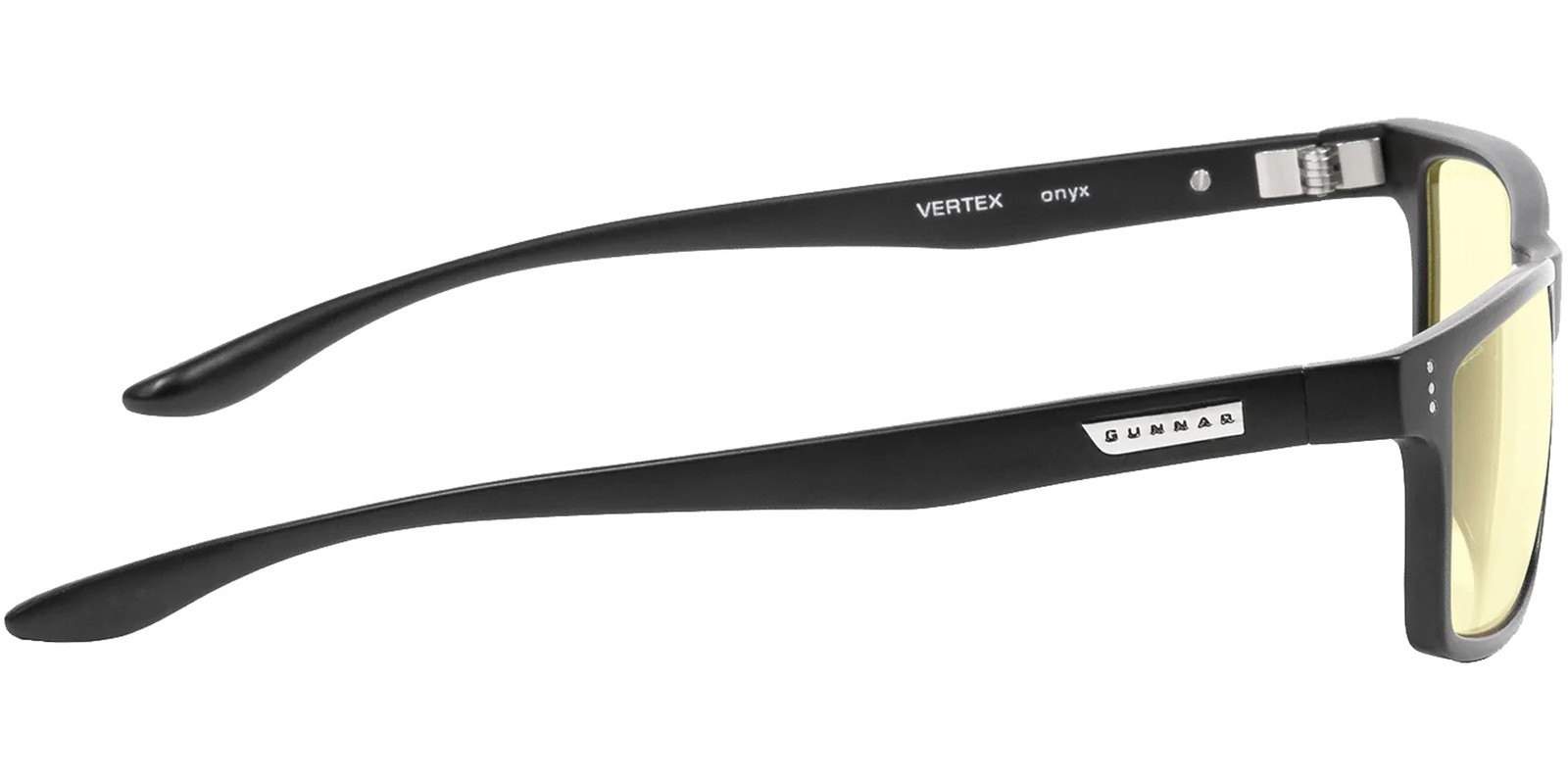 Gunnar Vertex Onyx Rectangle Blue Light Blocking Reading Glasses – 00101 3.0 54