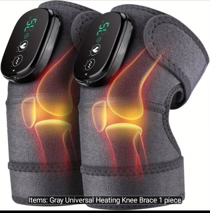 Gray Universal Heating Knee Brace