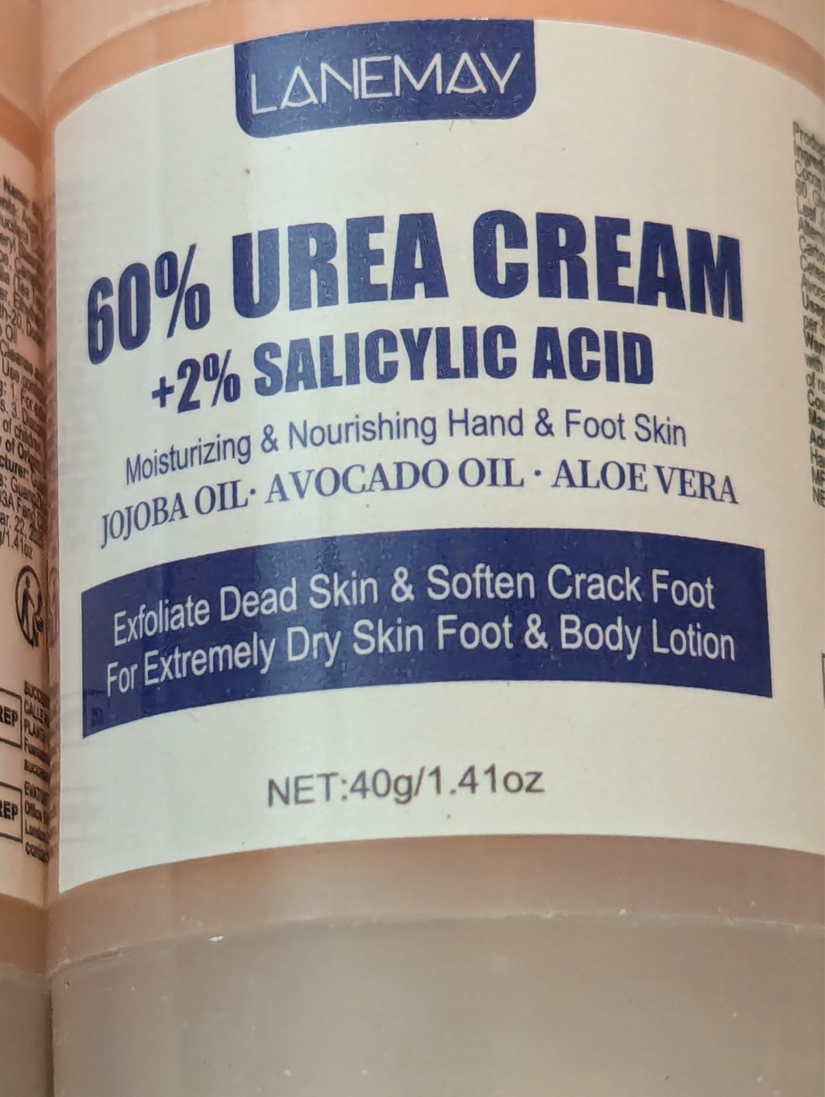60% Urea Cream Multiple Efficacy for Dry Cracked Hand or Foot 1.4oz x 2 Pack