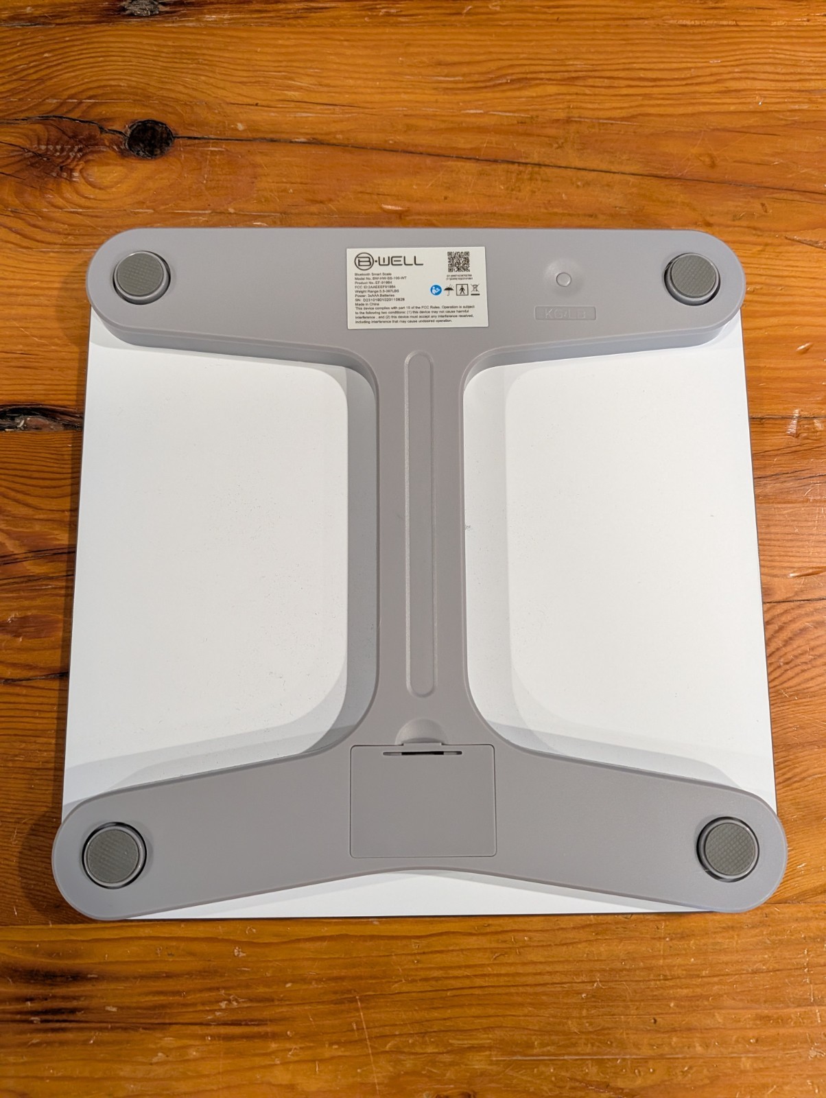 B Well Bluetooth Smart Scale Weight Scale LED Display Glass Platform