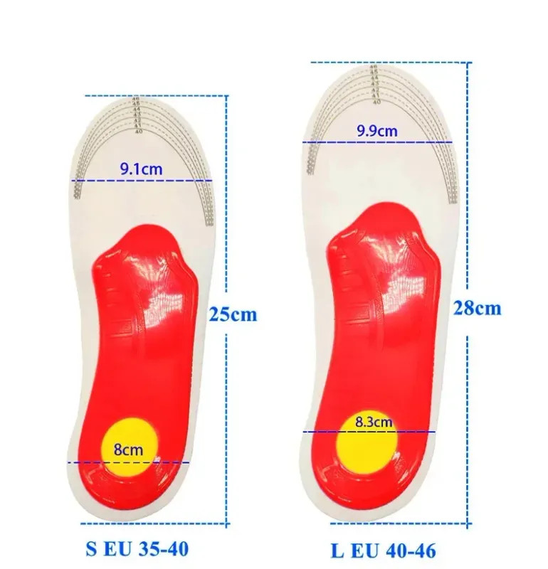 Orthopaedic Insoles Sole Shock-absorbing Insoles Orthopaedic with Arch