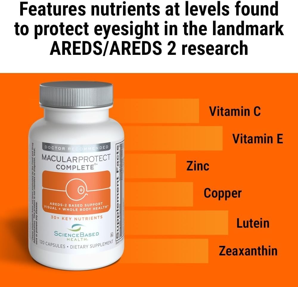 MacularProtect AREDS 2 + Multivitamin, 120 Ct – Vision & Whole Body Support