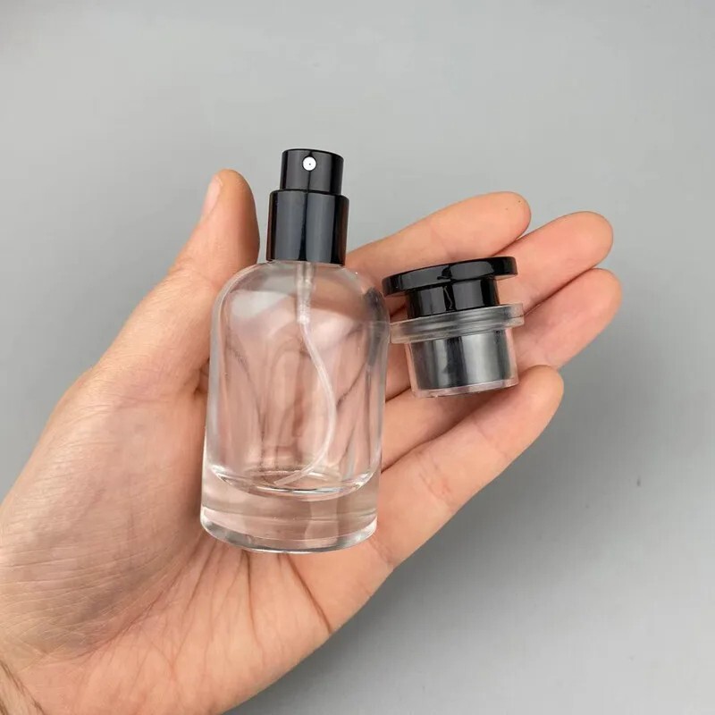 4Pcs – Empty Refillable Travel Glass Perfume Bottle With Spray Atomizer 30 ml
