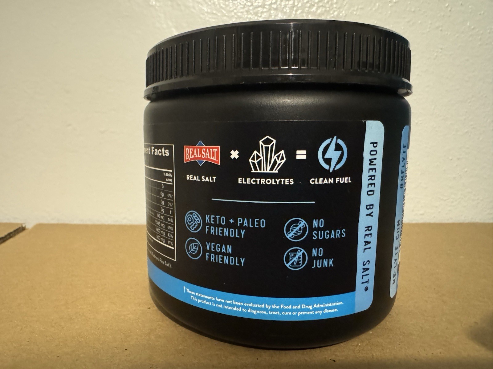 Redmond Re-Lyte Hydration Electrolyte Mix Unflavored 75 Servings BRAND NEW!