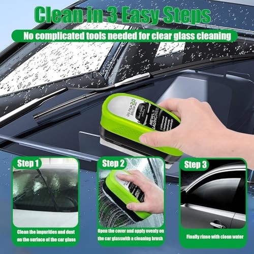 4 Packs Clear Vision Windshield Cleaner,Clear Vision Glass 4pcs