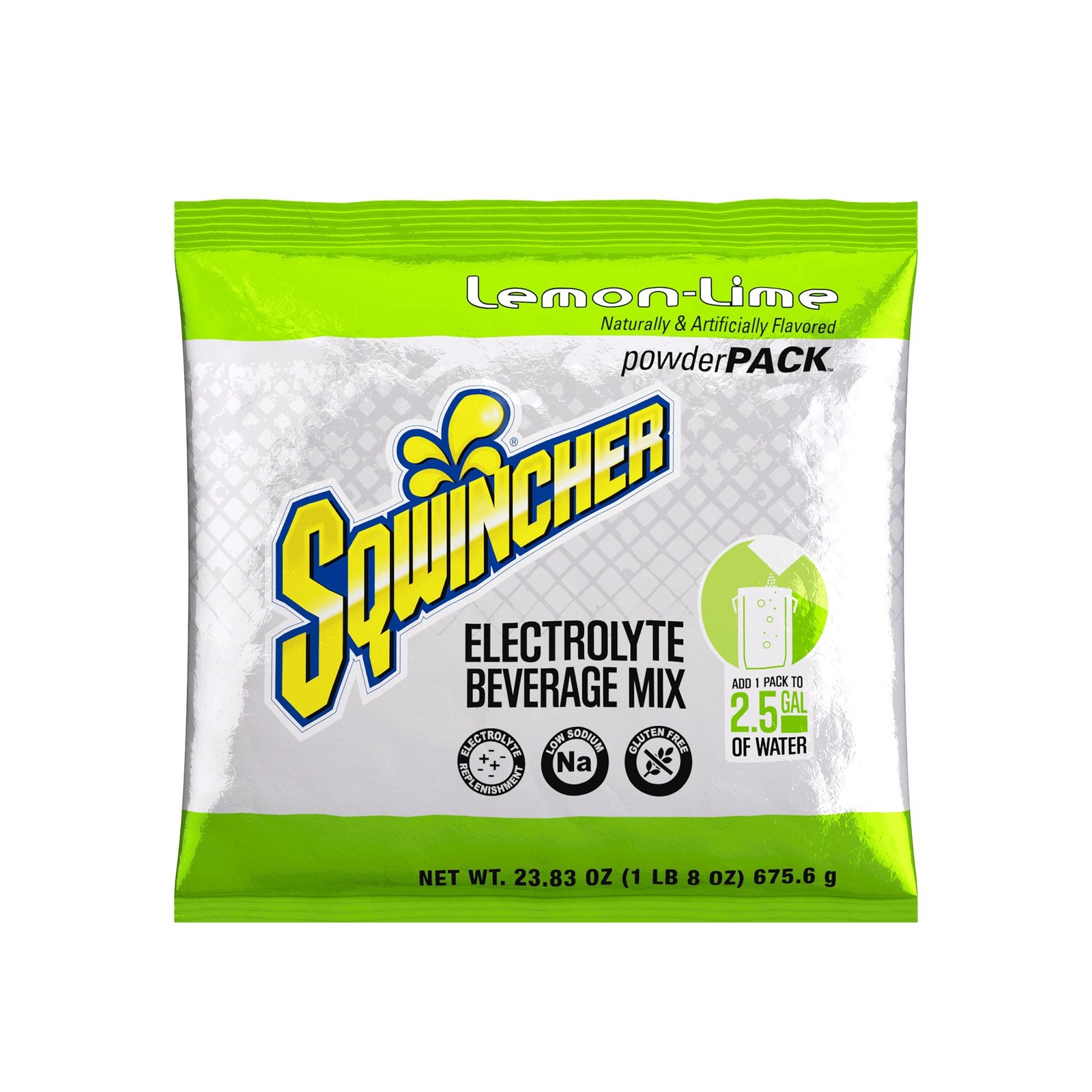 Sqwincher Powder Pack Oral Electrolyte Solution Lemon-Lime Flavor 23.83 oz. 1 Ct