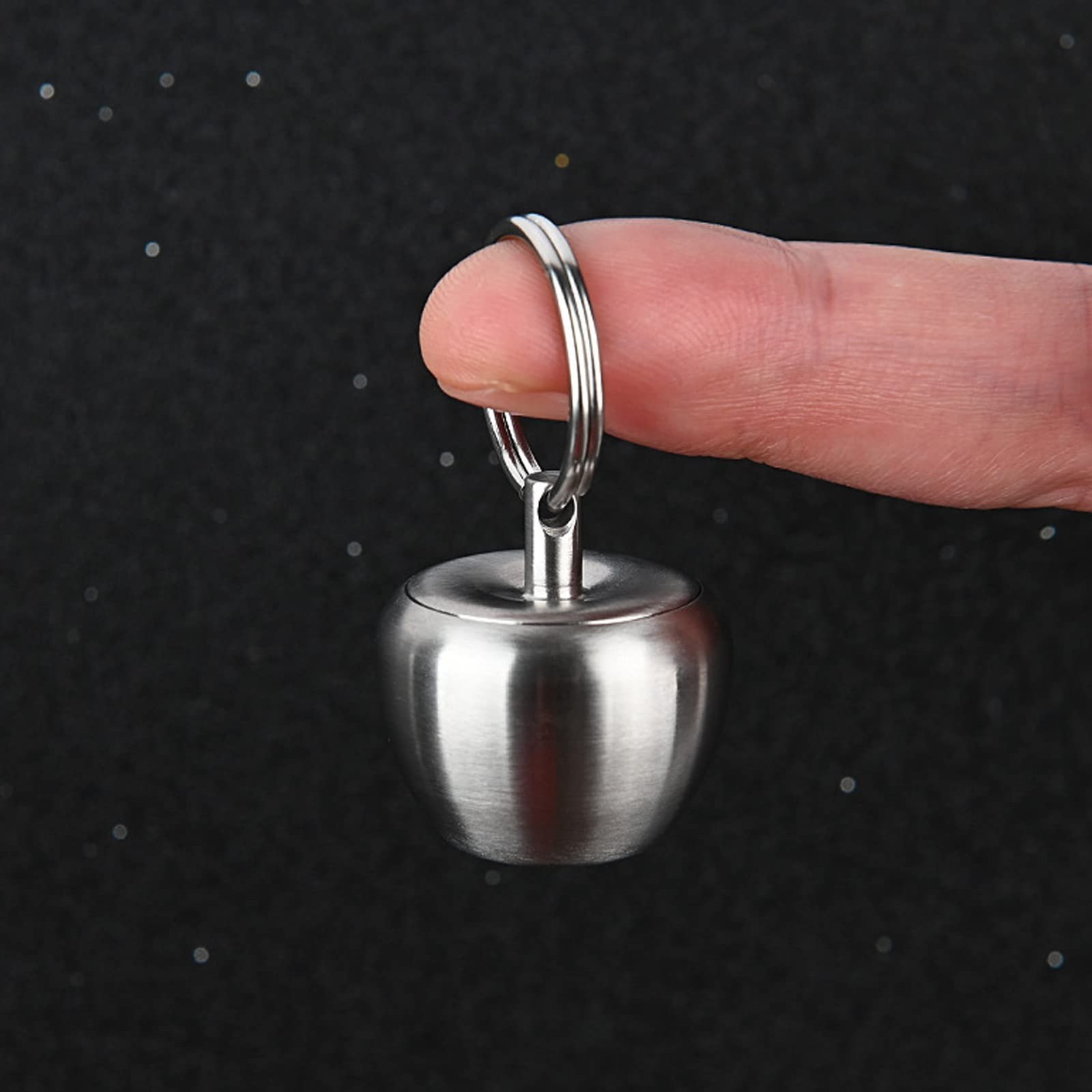 Stainless Steel Case, Mini Portable Metal Small Box Sealed Jar Default