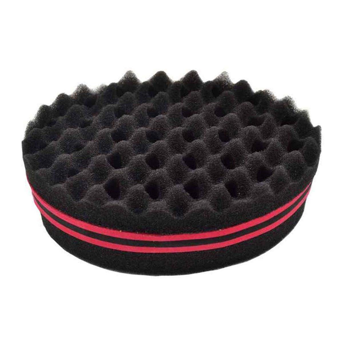 4 Pcs Small Holes Hair Twist Sponge, Barber Curl Sponge Brushes for Dreads Locki