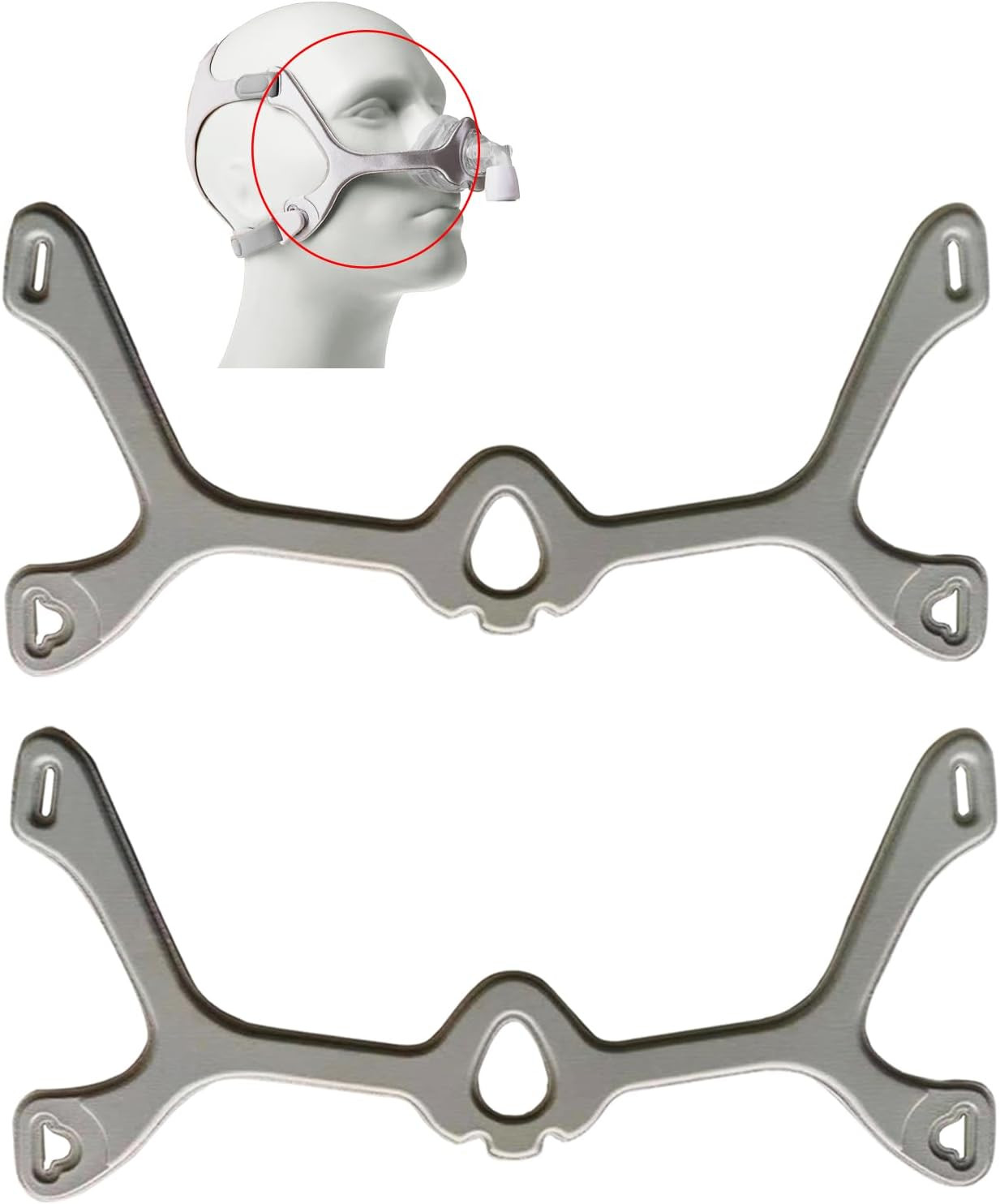 2-Pack Fabric Frame Compatible with Wisp Nasal Mask, Fabric Frame Replacement fo