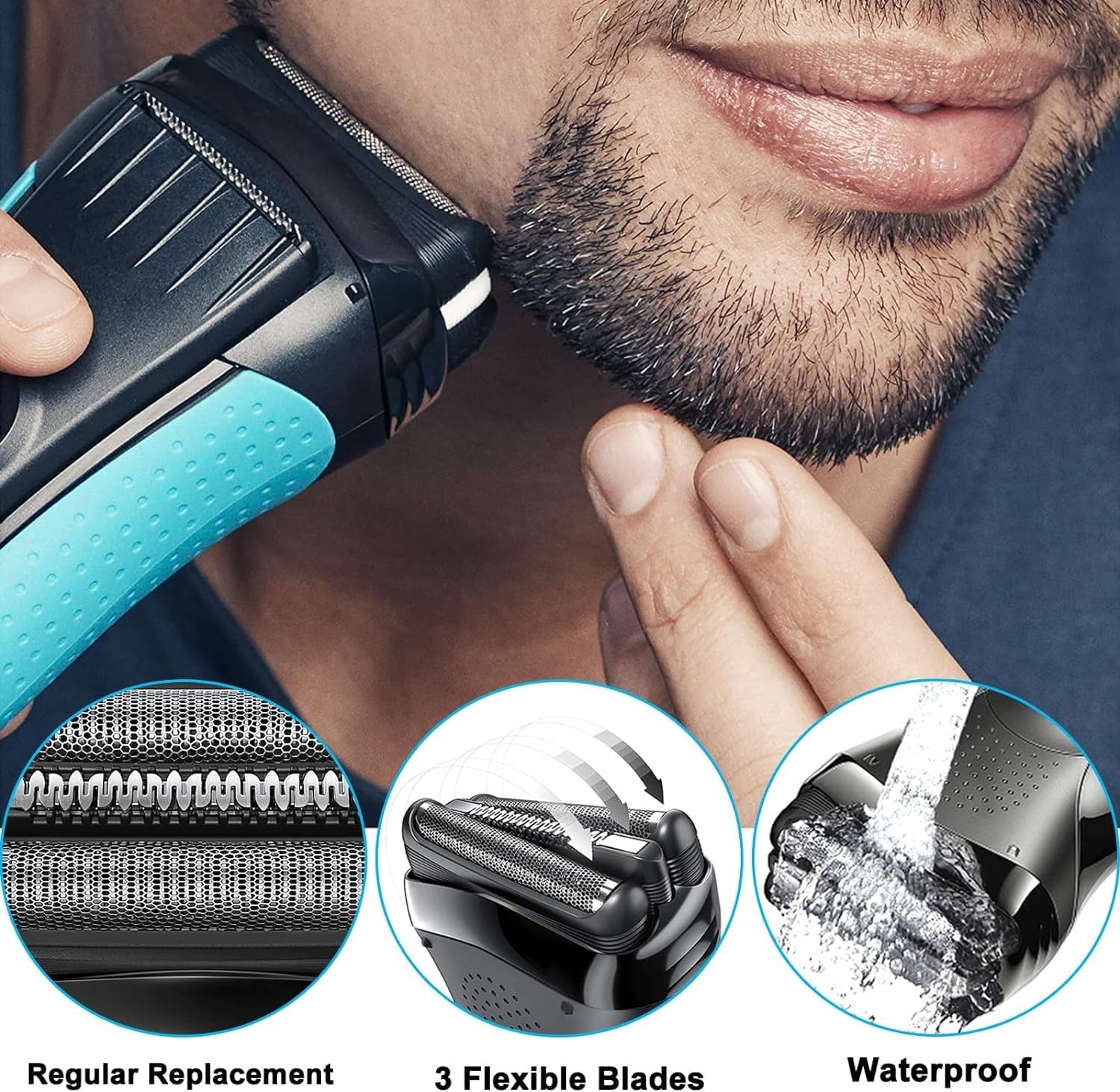21B Series 3 Electric Replacement Shaver Head for Smooth, Irritation-Free Shaves