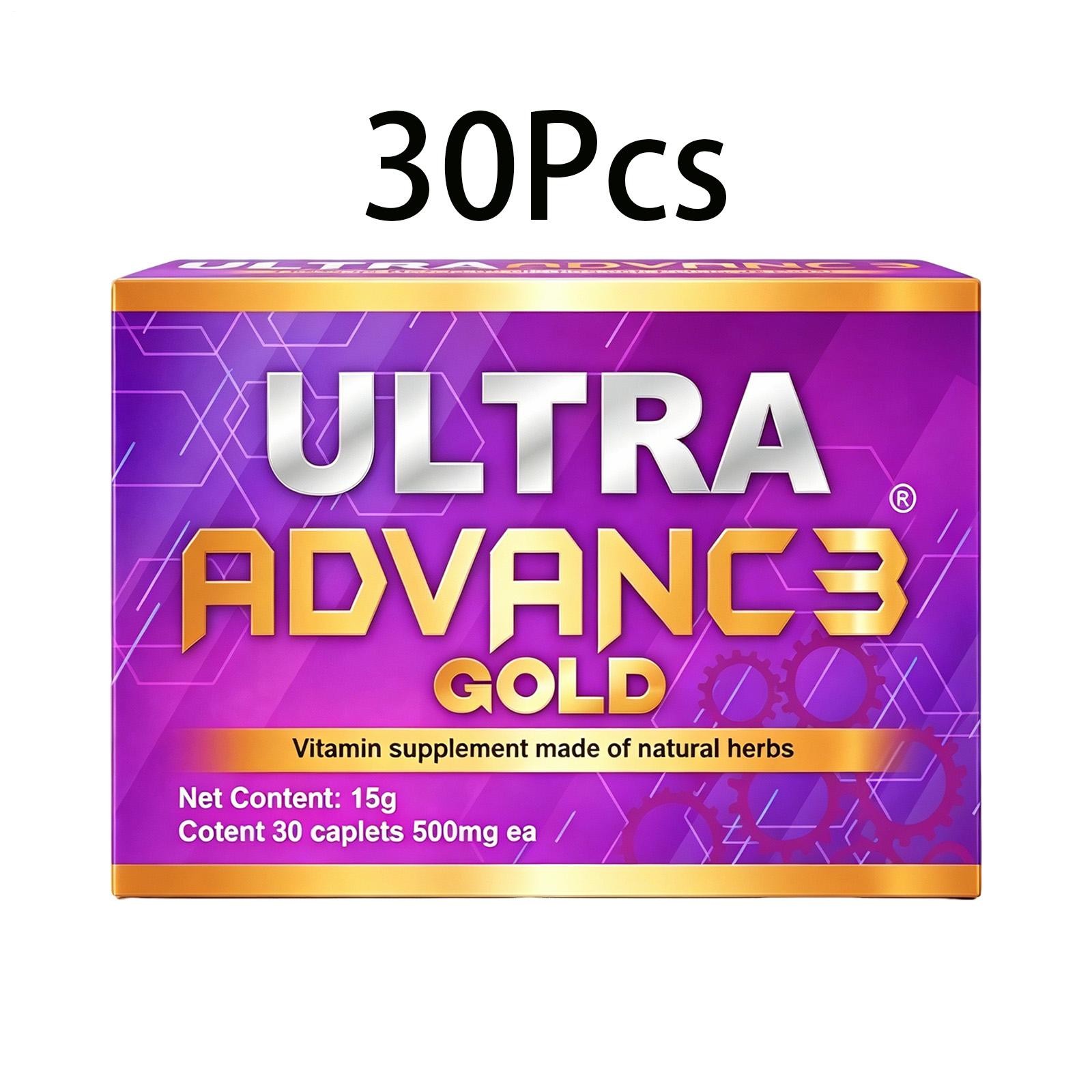 Ultra Advance Vitamin & Mineral Supplement 30 Capsules 500 mg
