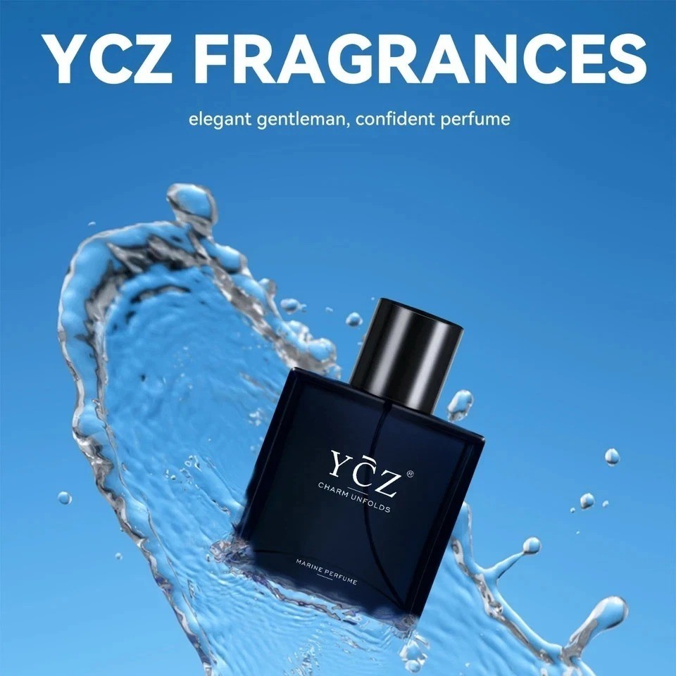 Ycz Charm Unfolds Marine Perfume for Men Long Lasting Fragrance 1.7oz(50ml)