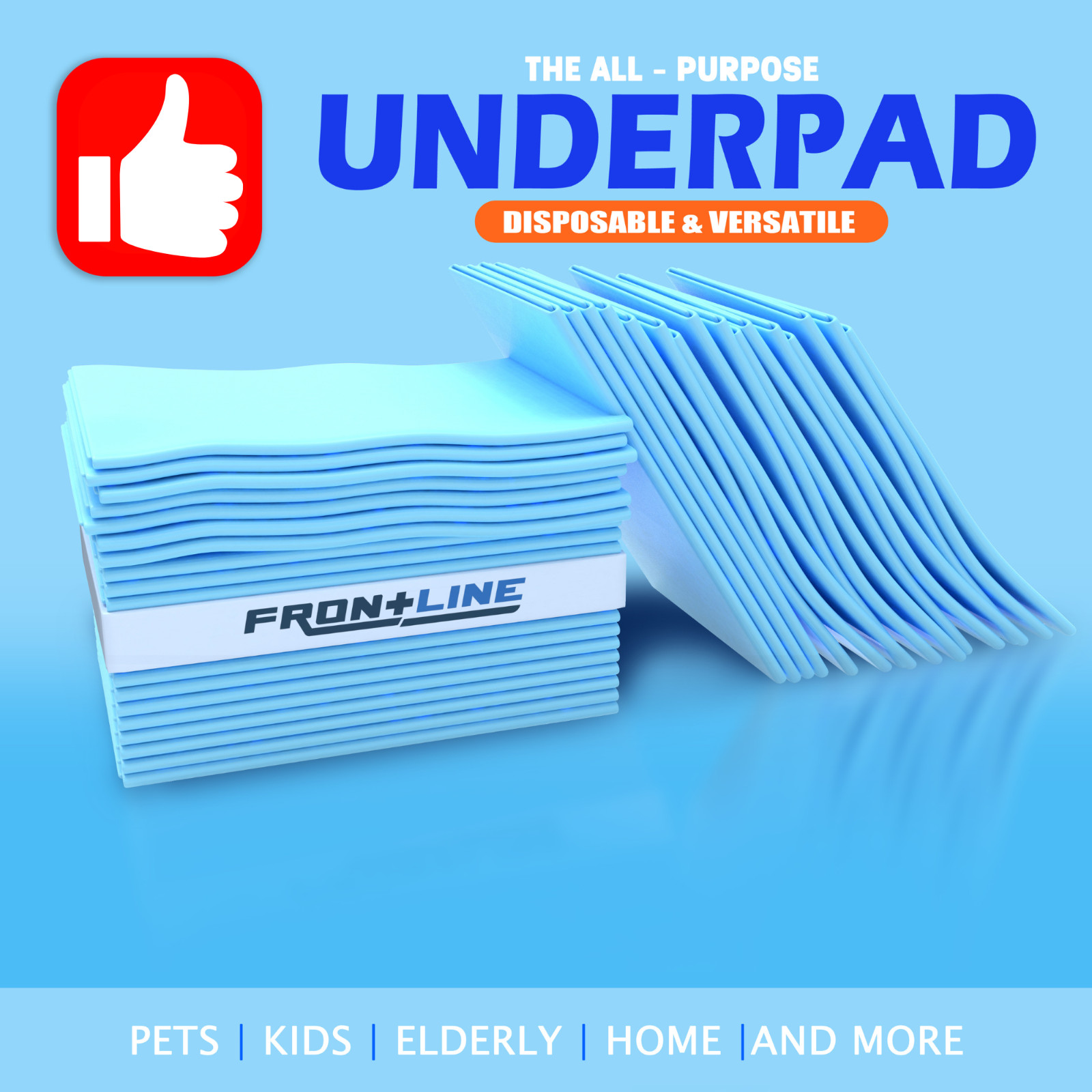 Disposable Underpads 23” X 36” Pee Pad ULTRA Absorbent Bed Incontinence Covers