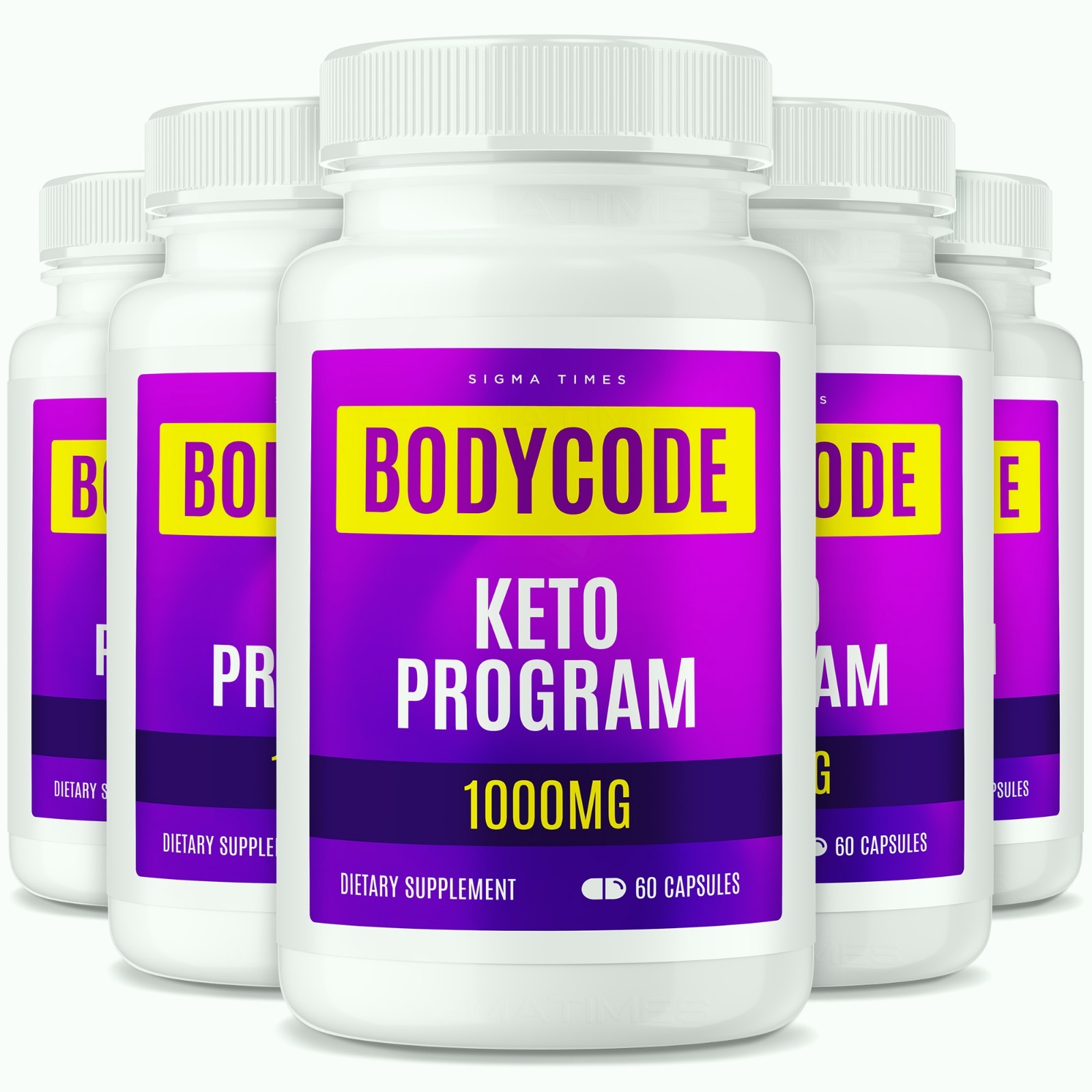 (5 Pack) BodyCode Keto Program – Advanced Fat-Burning Formula for Weight Loss