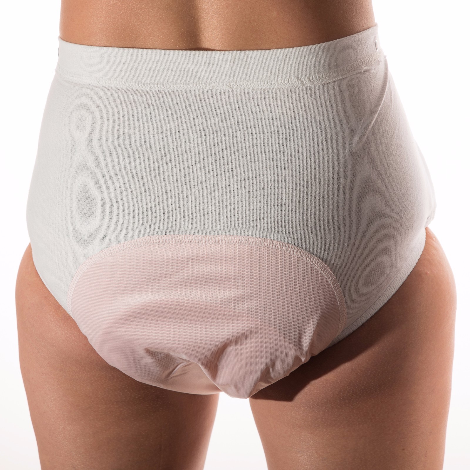 Reusable Adult Briefs with Adjustable Snaps and Elastic Waist