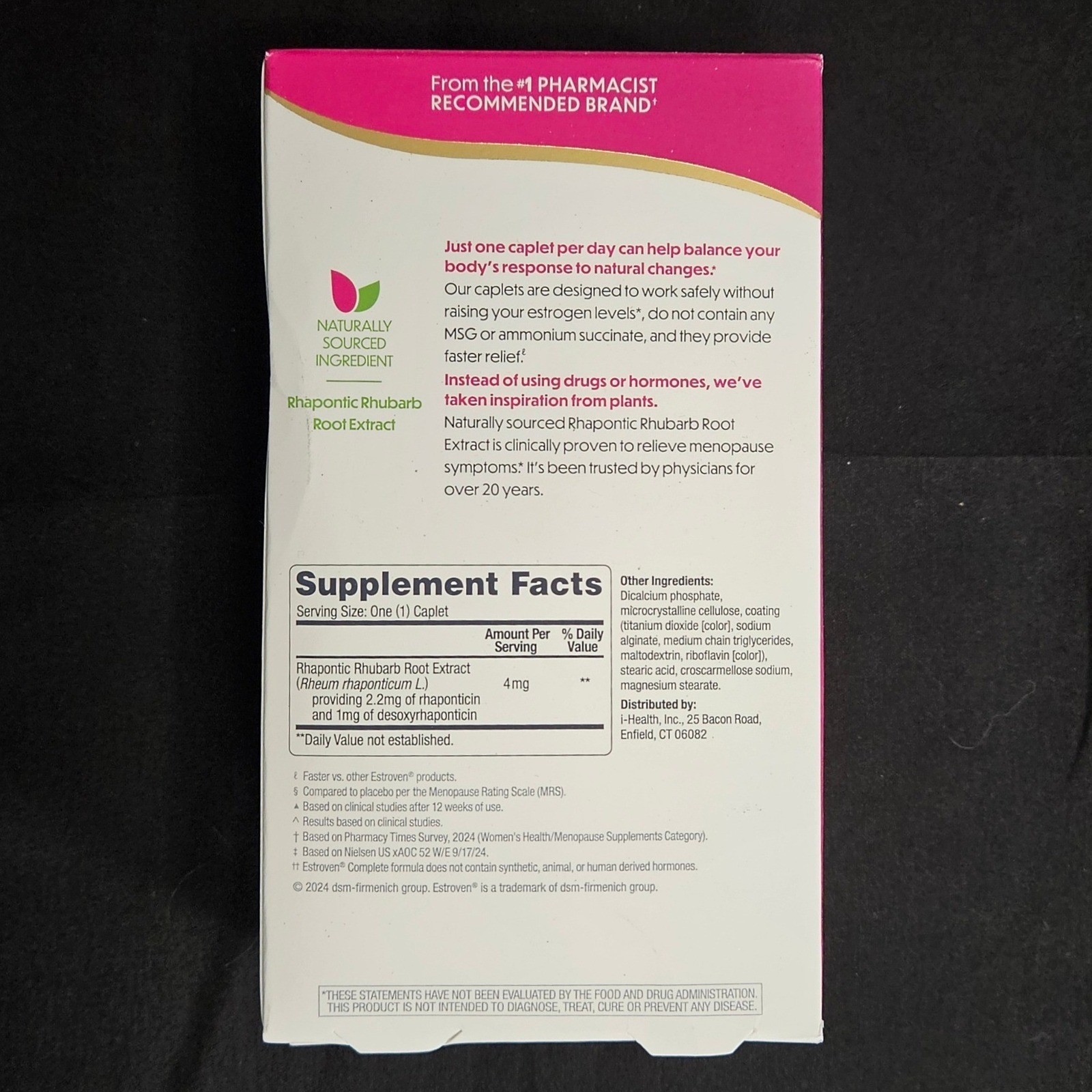 Estroven® Complete Multi-Symptom Menopause Relief 60 Caplets Exp 8/27 NIB