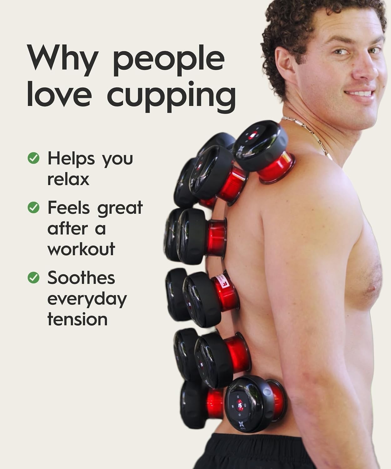 Revo 2 Pack The Original 4 in 1 Smart Cupping Therapy Massager Red Light Therapy