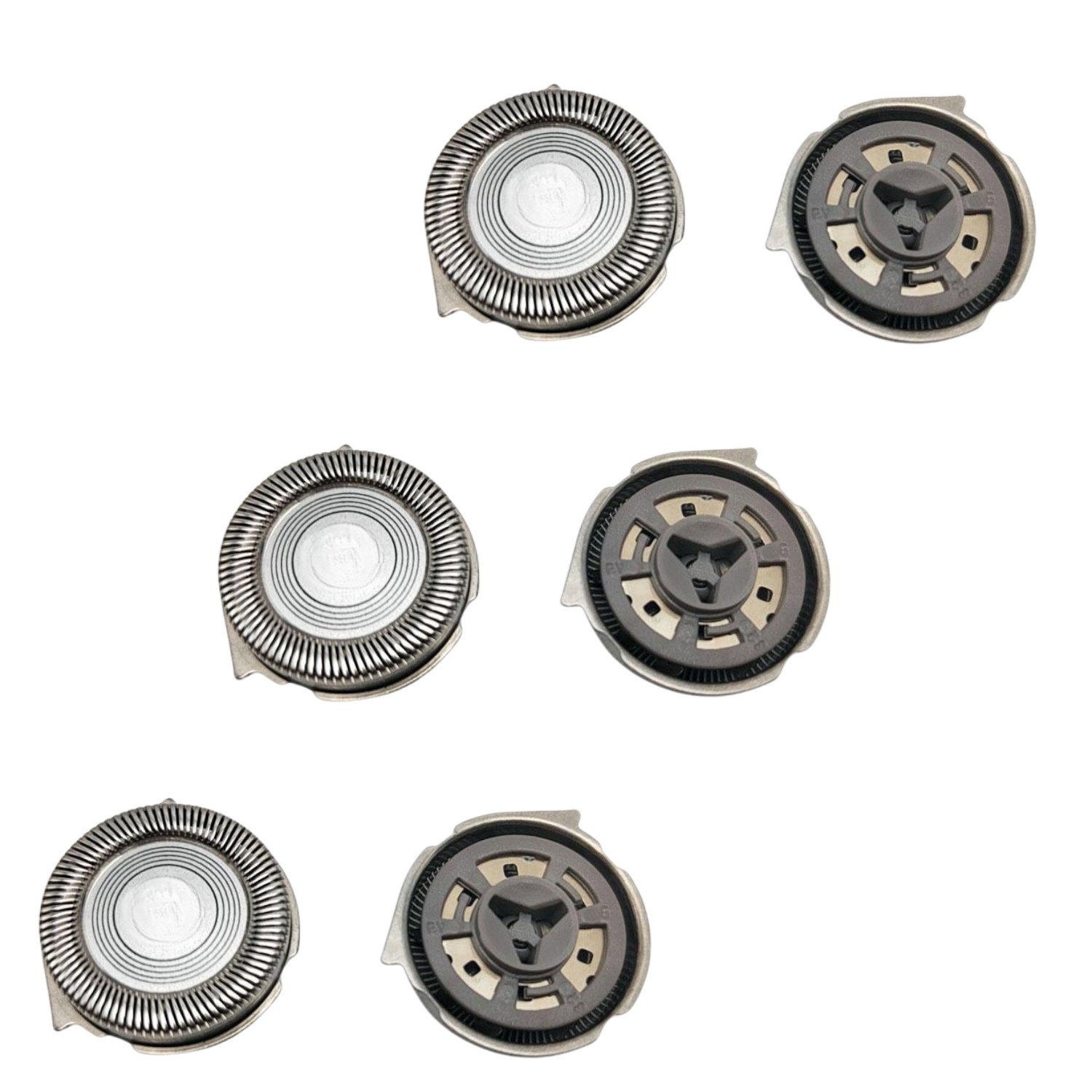 3pcs Replacement Shaver Heads for Philips Series 6000 S6810 S6820 S6850, SH60/72