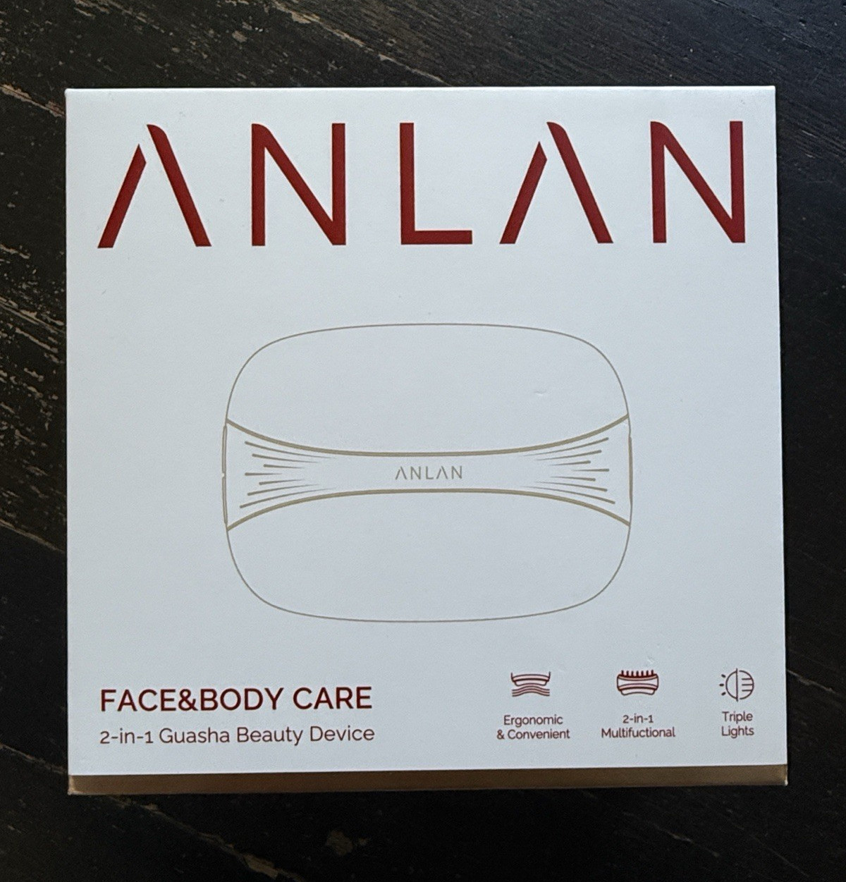 ANLAN 2-in-1 Gua Sha Massager Face & Body & Scalp Comb ALMJ176