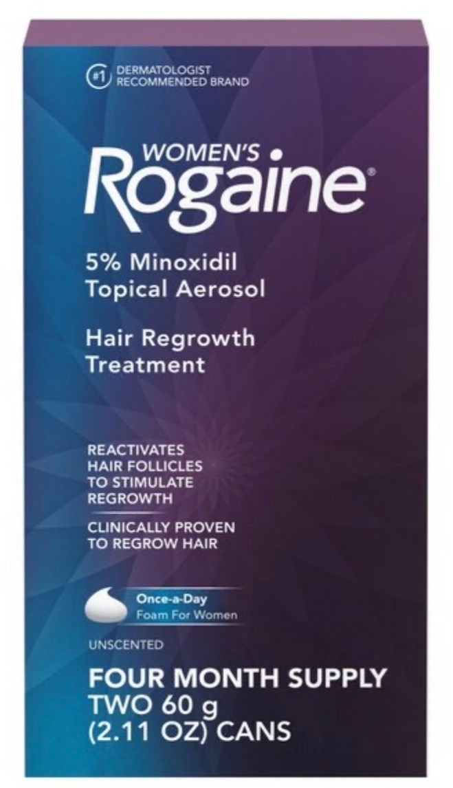 Women’s ROGAINE Hair Regrowth Treatment Foam 4 Month Supply