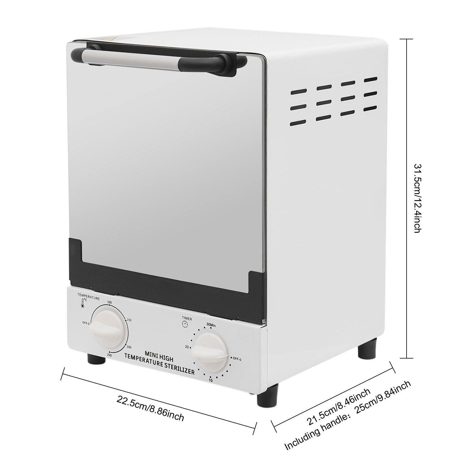 12L High Temperature Sterilizer Multifunctional For Nail Tools Sterilizer 1000W
