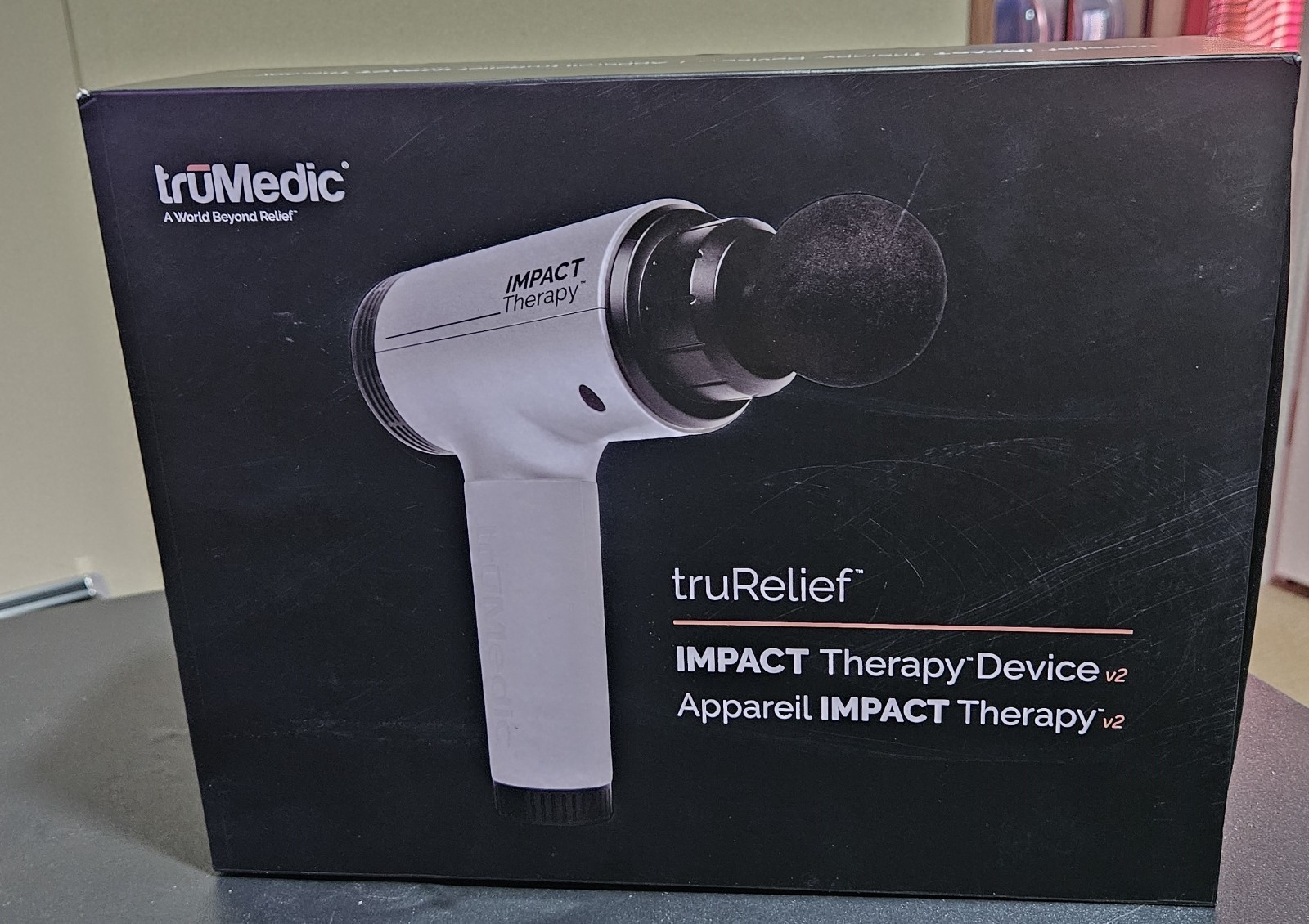 New TruMedic TruRelief Impact Therapy Device V2 Cordless Massager