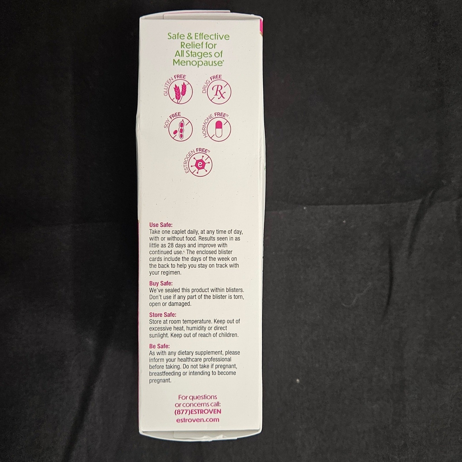 Estroven® Complete Multi-Symptom Menopause Relief 60 Caplets Exp 8/27 NIB
