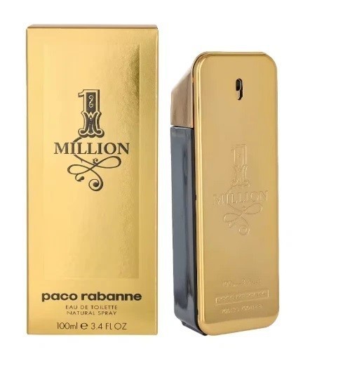 1 Million by Paco Rabanne Eau De Toilette Men’s 3.4 oz Spray New & Sealed