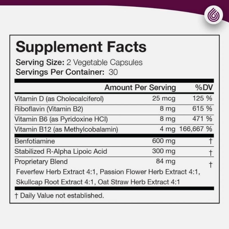 NERVE RENEW Advanced Nerve Support – with R-Alpha Lipoic Acid and Vitamin B